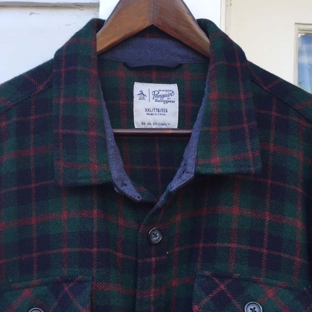 Super Attractive Plaid Shirt-Jacket Men's size XXL - Picture 2 of 13